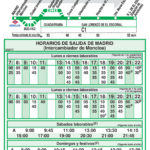 Horario ida 664 Madrid - Las rozas El escorial